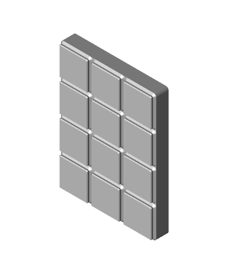 Gridfinity Analogue Pocket Bin - TPU Inserts 3d model