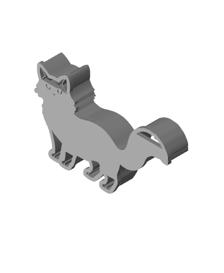 Cat Cookie Cutter, Biscuit Cutter 3d model