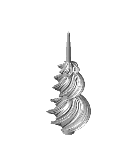 Spiral Tree Topper 3d model