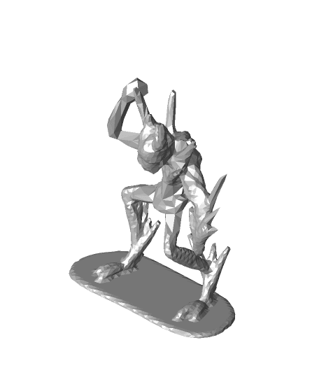 Tuss Warrior // Low Poly VR Sculpture 3d model
