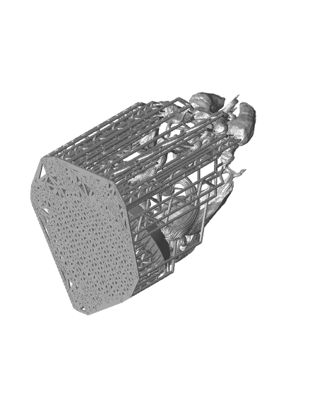 (32mm) Earth Elemental of Dawn 3d model