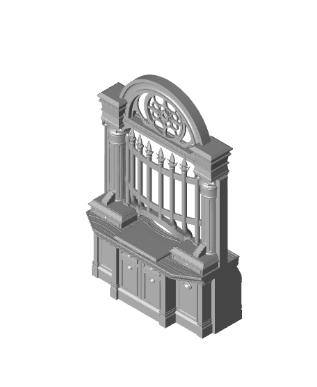 Banking Window 3d model