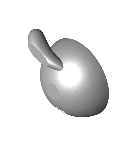 Paldean Wooper Pokeball - Multipart 3d model