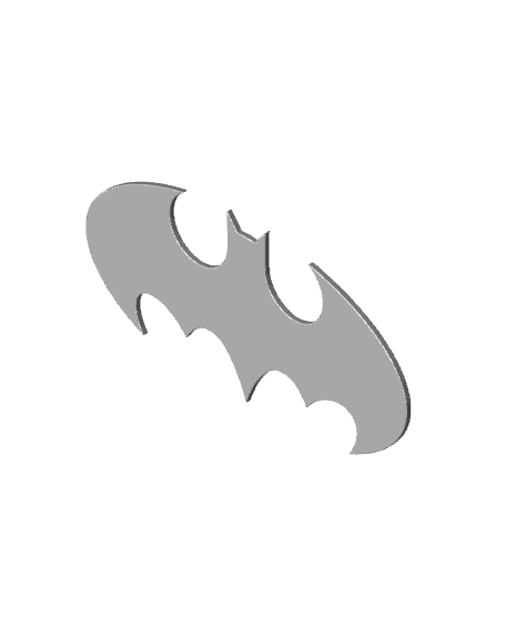 3 Part Bat Symbol / 3 Part Logo 3d model