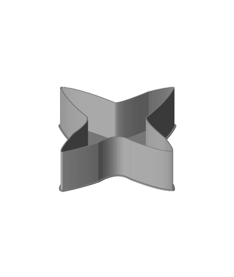 Shuriken 0079, nestable box (v2) 3d model