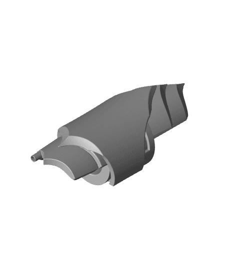 RWBY Ember Celica Yangs Shotgun Gauntlet Model 3d model