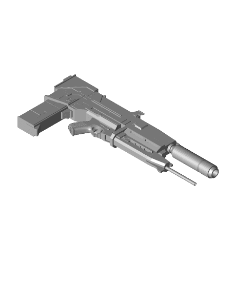 Phased Plasma Rifle in the 40 Watt Range (Terminator) 3d model