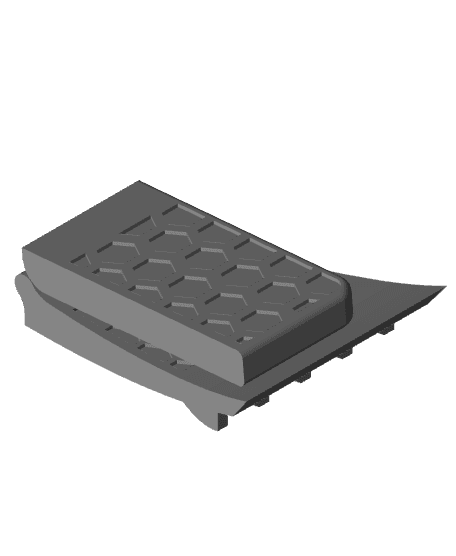 Pocket Ice Scraper (Foldable!) 3d model