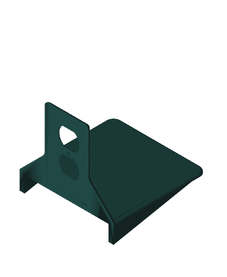 echo outlet shelf 3d model