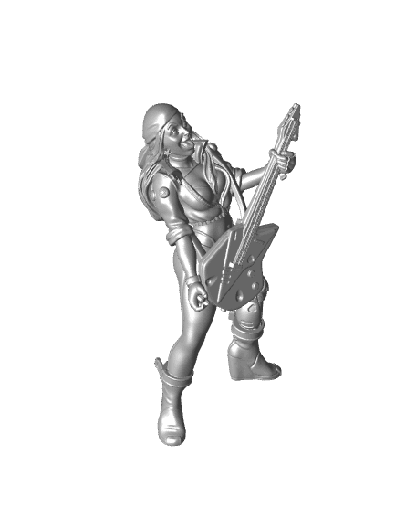 Jenny Silverleg - With Free Dragon Warhammer - 5e DnD Inspired for RPG and Wargamers 3d model