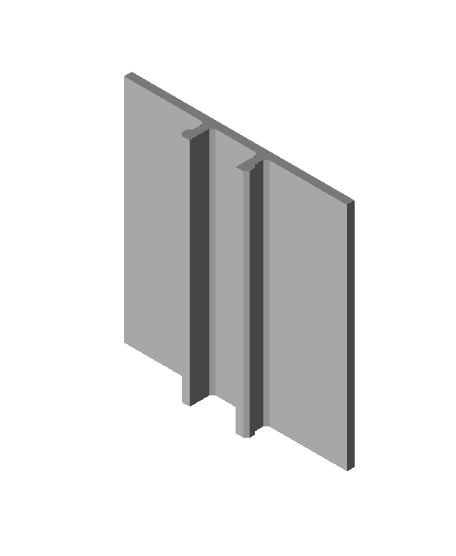 3030 T-Slot Extrusion Cover Clip (Parametric) 3d model