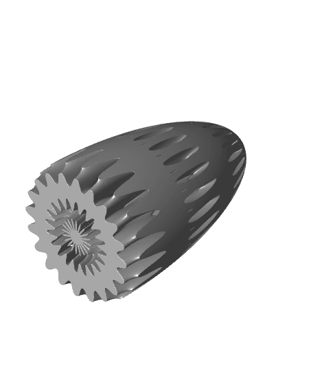 Stretched Cylindrical Gyroid Structure  3d model