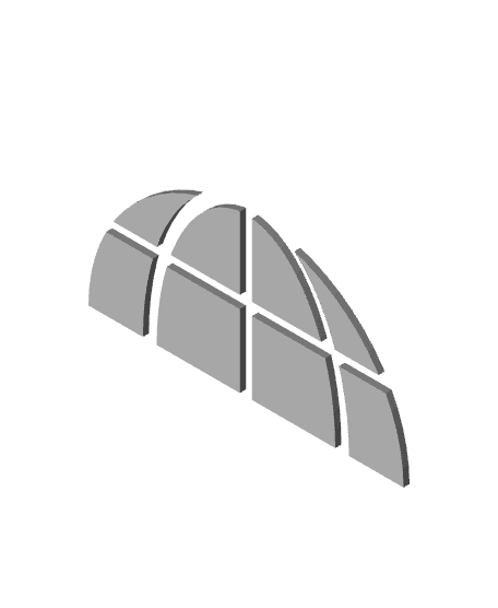 Helldivers 2 Stratagem Plaque (Orbital Shape Template) 3d model