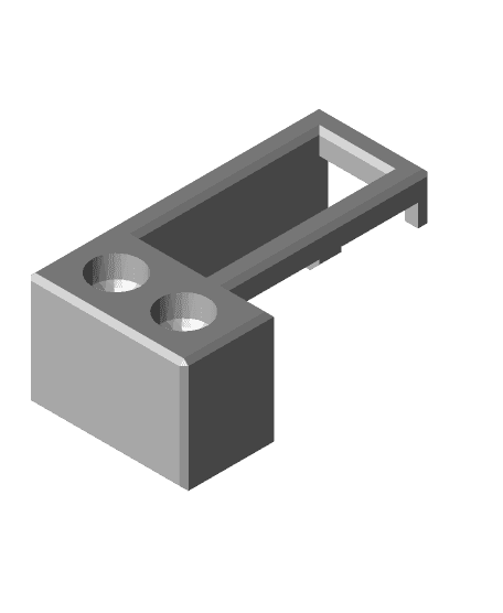 PTFE Tube Holder for External Dry Boxes - Elegoo Neptune 4/4Pro 3d model
