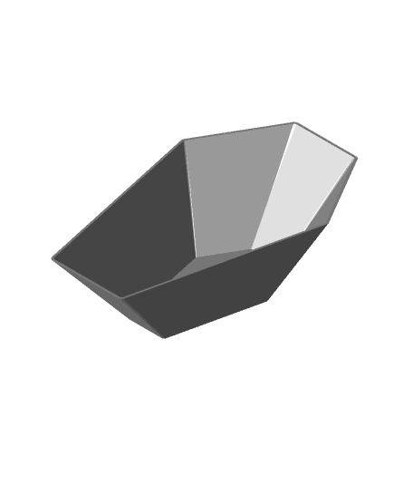 Coffin Bowl - Deep 3d model