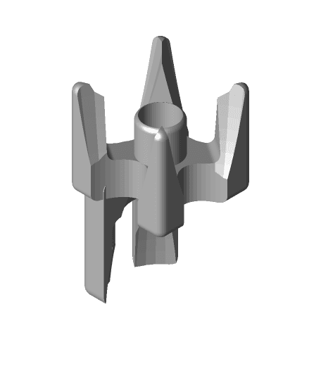 FHW: Space Skeleton Nozzle (grim dark) 3d model