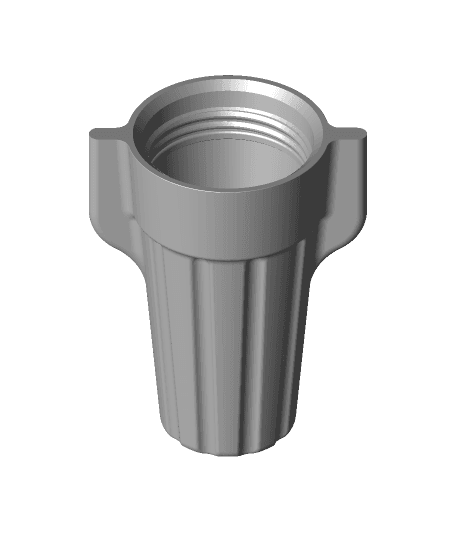 WINGED WIRE NUT CONTAINER 3d model