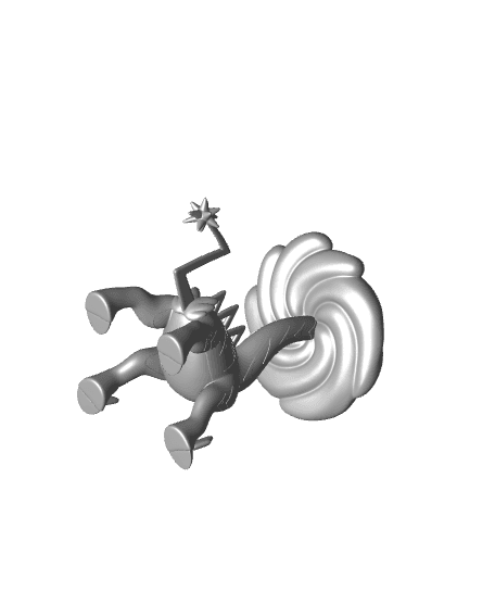 Pokemon Raging Bolt #1021 - Optimized for 3D Printing 3d model