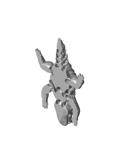 Crocodile Keychain 🐊 3d model