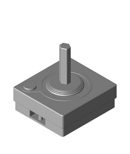 Atari Joystick Key Chain (with No Key Chain Option) 3d model