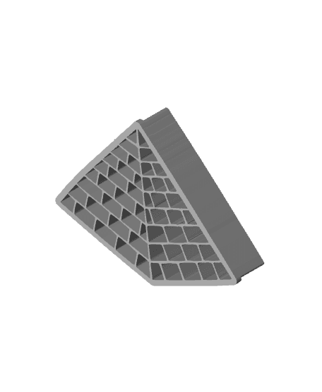 Pyramid Cookie Cutter, Biscuit Cutter 3d model