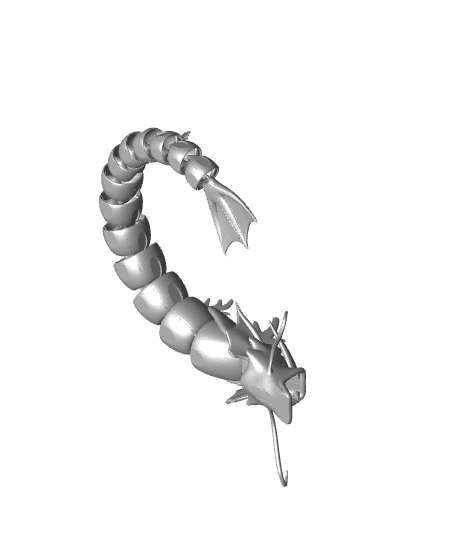 Articulated Pokémon - Gyarados  3d model