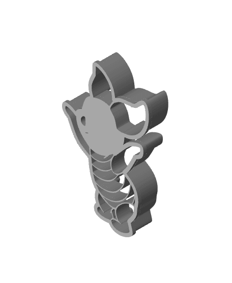 Winnie The Pooh Cookie Cutter, Biscuit Cutter 3d model