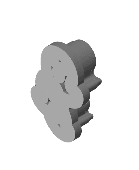 3 Ghost Clay Cutter for Polymer Clay | Digital STL File | Clay Tools | Cookie Cutters | 4 Sizes Clay 3d model