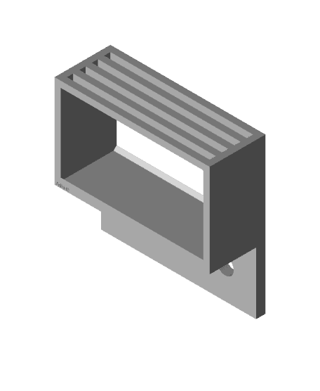 3D Printer Status Board / Name Board (Print-in-place) 3d model