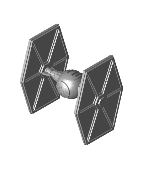 TIE Fighter -Star Wars Fanart 3d model