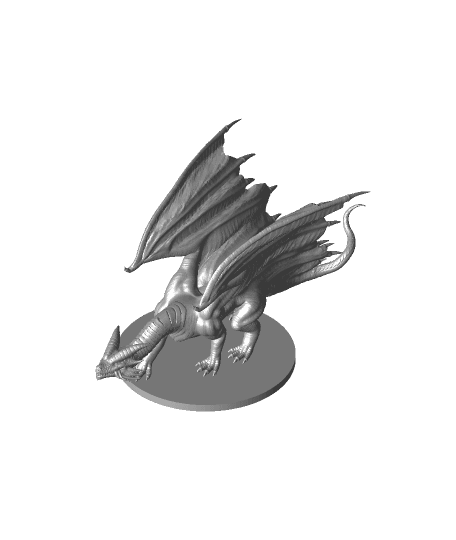 Young Copper Dragon 3d model