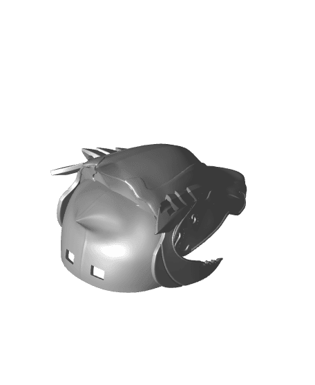 Sengoku Green Helmet 3d Print File STL 3d model