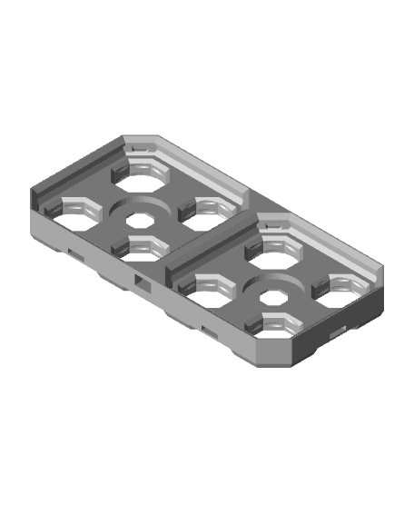 2x1 Multigrid Base Plate 3d model