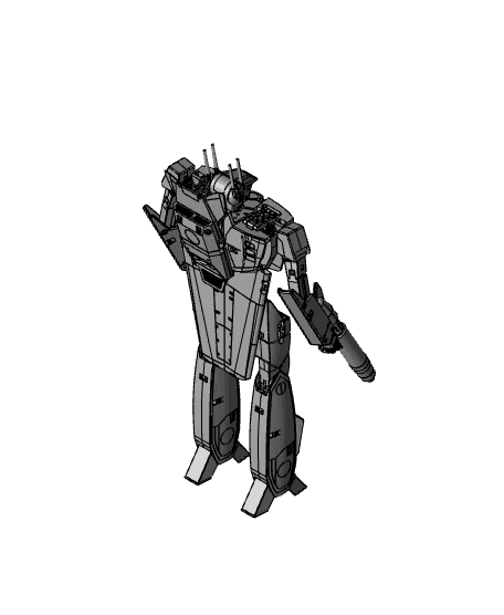 Robotech Macross Valkyrie VF-1S - Source File 3d model