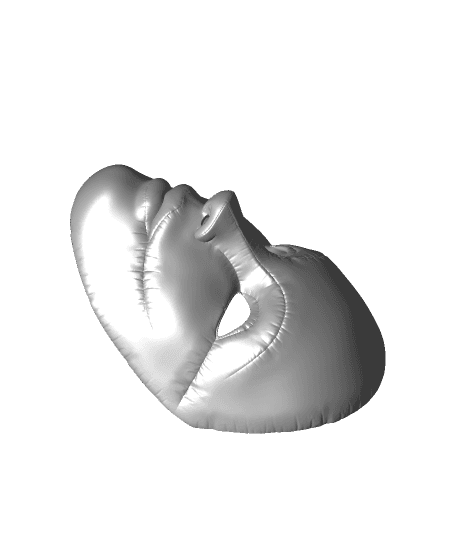 Fabric Pinch Mask -"Pinch" (Sculptober Day 24) 3d model