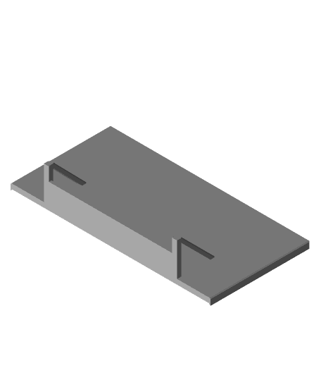 Mini shelf for prints 3d model