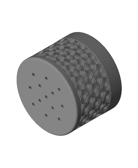 Planer Pot Pressed Nodes with Straight Base 3d model