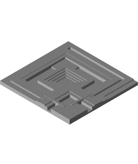 Blade Runner Retro Tile 3d model