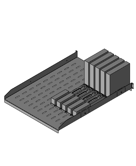 DELL Optiplex Micro PC Stand / Rackmount 3d model