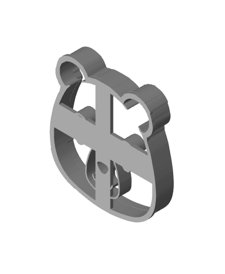 Bear Cookie Cutter, Biscuit Cutter 3d model