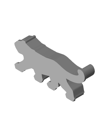 Puma Cookie Cutter, Biscuit Cutter 3d model