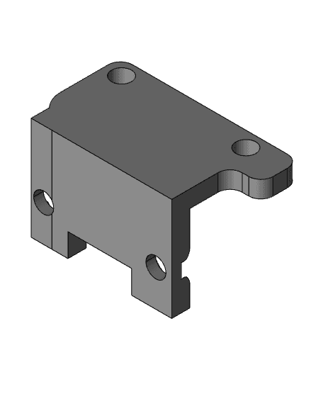 Cr-Touch mounting bracket for Creality Sermoon V1 3d model
