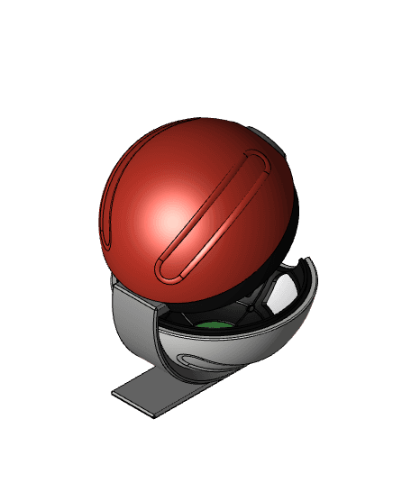 Pokemon Pokeball - Source File 3d model