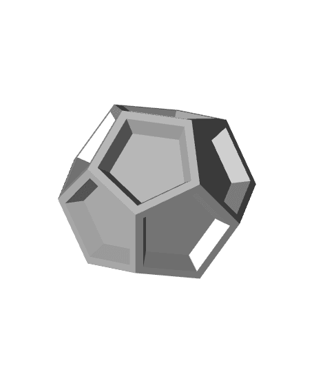 CONCAVE DODECAHEDRON 1 3d model