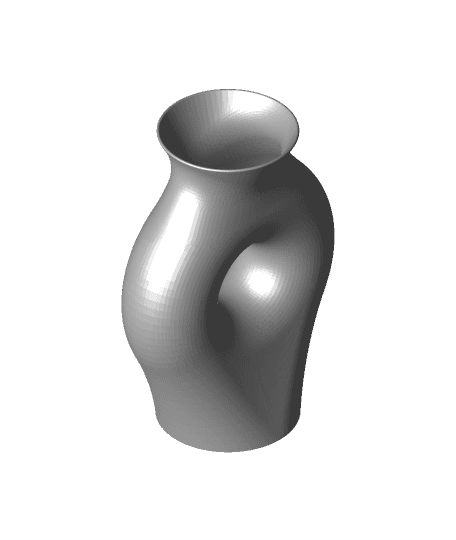 See Right Through You - Modern Vase with Hole 3d model