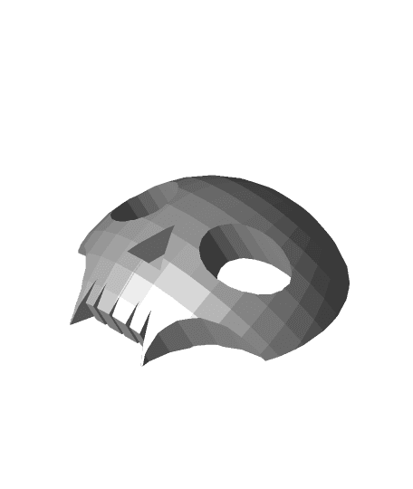 Skull Badge 3d model
