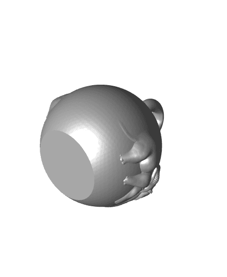 Christmas ball elephant 3d model