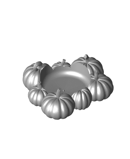 Pumpkin patch planter 3d model