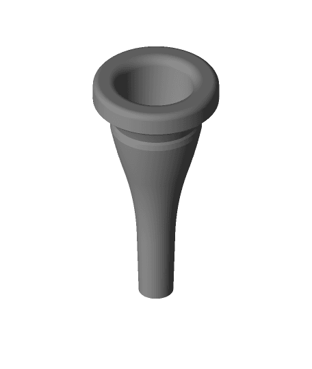  Trombone Mouthpiece 3d model