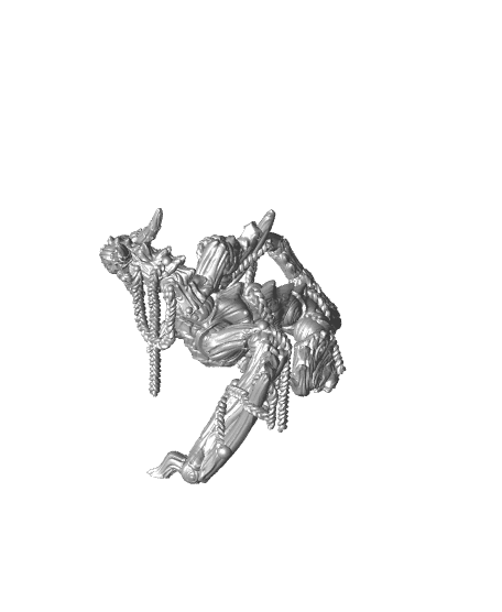 Dragon Puppet - Puppet masters apprentice - PRESUPPORTED - Illustrated and Stats - 32mm scale			 3d model